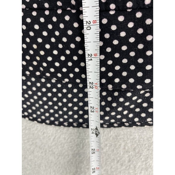 Philosophy Women's Blouse Black Polka Dot Long Sleeve Pull Over Size Medium - Picture 6 of 11